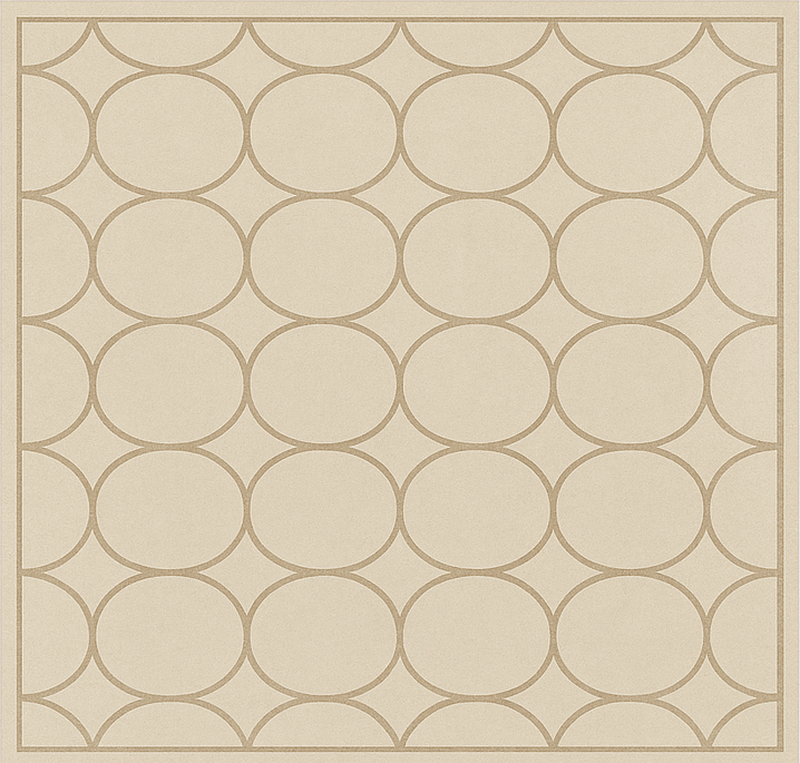 Sandy beige pattern kitchen vinyl carpet - TenStickers
