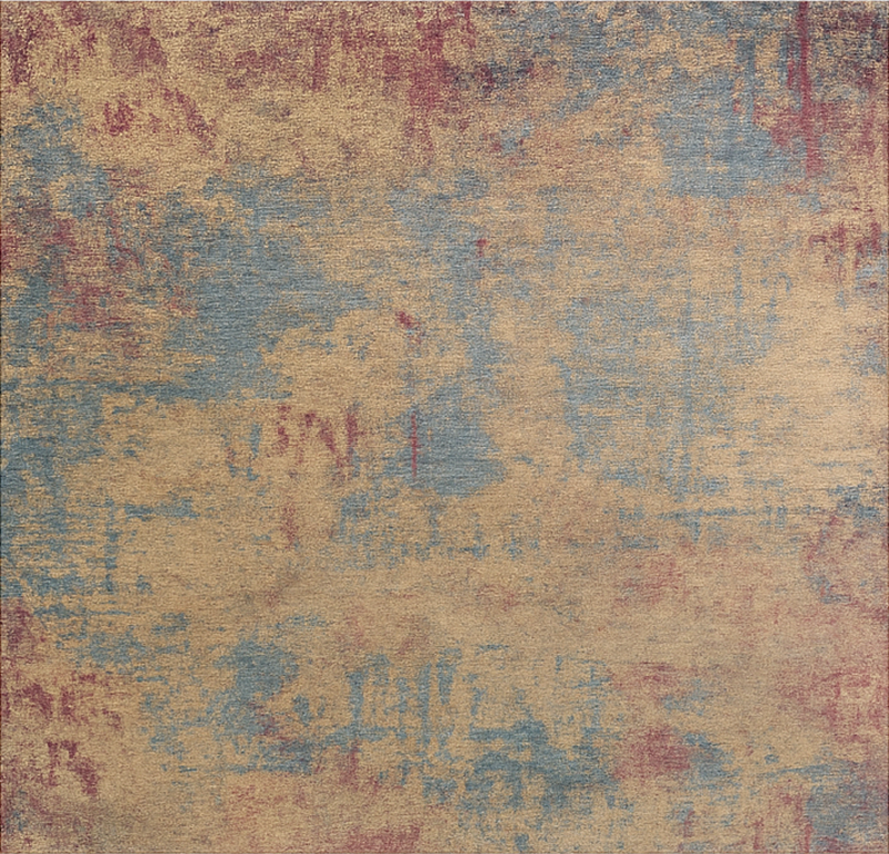 Distressed Oriental Pattern dining room vinyl carpet - TenStickers