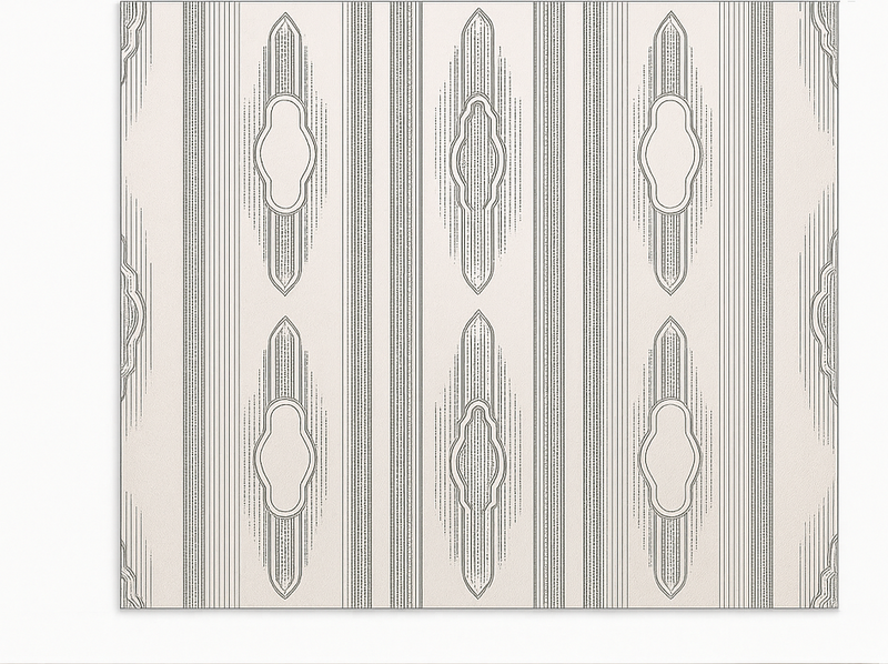 Intricate Ethnic Geometry dining room vinyl carpet - TenStickers