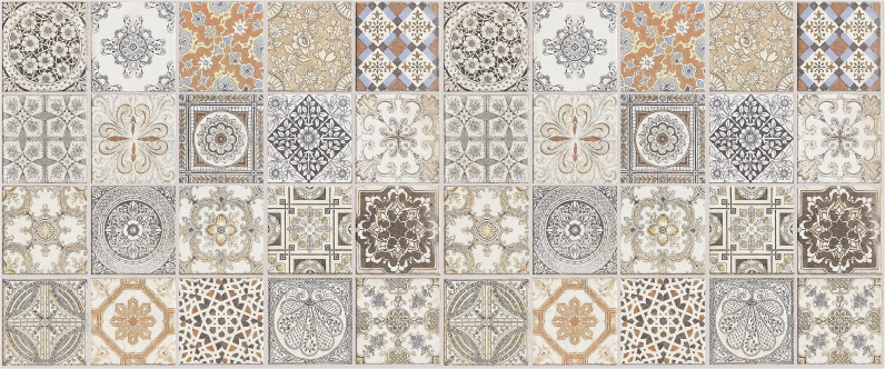 Persian Tiles CREARREDA mosaic vinyl carpet - TenStickers