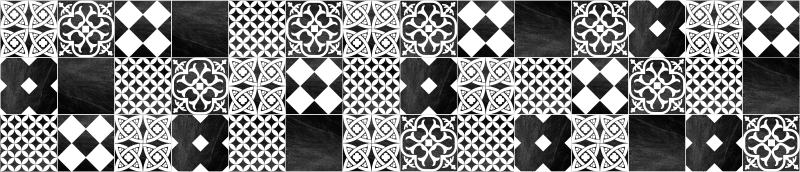 Cementine Ardesia tile vinyl carpet - TenStickers