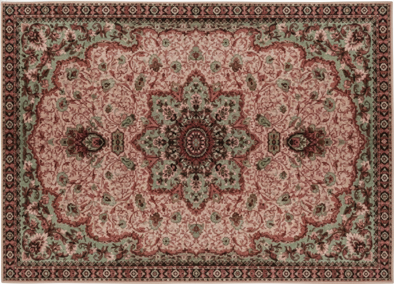 Living room vinyl carpet vintage rose design - TenStickers