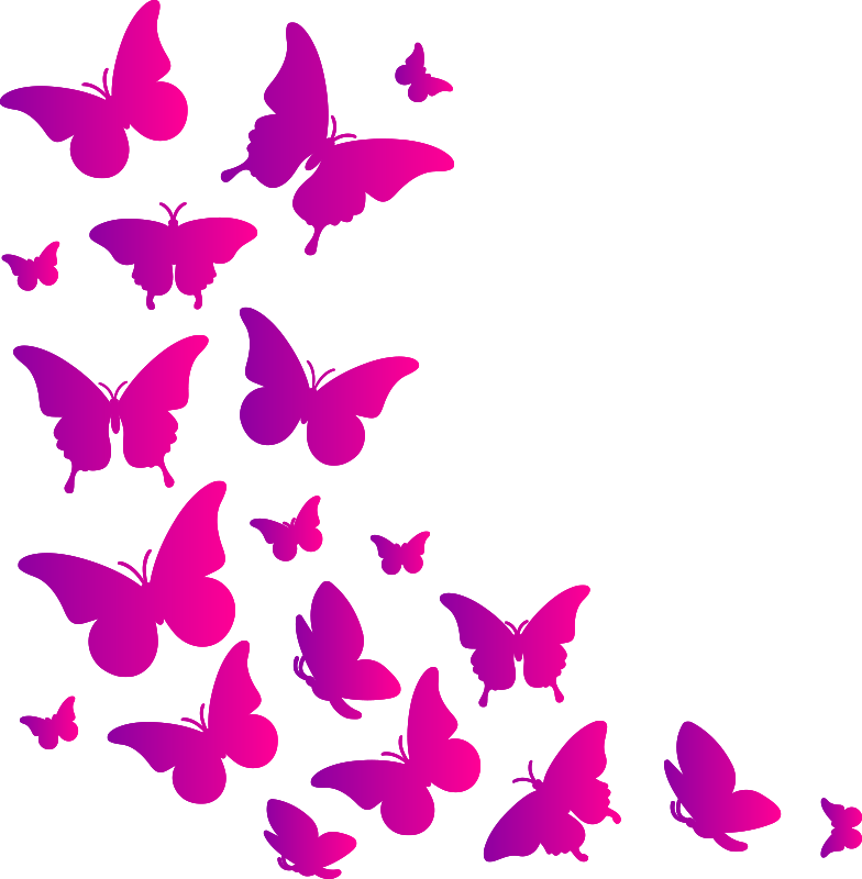Animal vinyl carpet butterfly window design - TenStickers