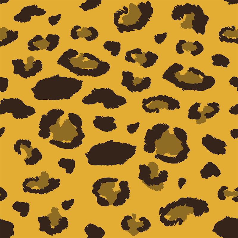 Leopard animal print animal vinyl carpet - TenStickers