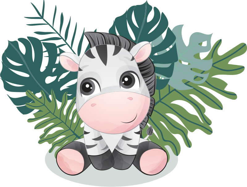 Animal vinyl carpet wild africa zebra - TenStickers