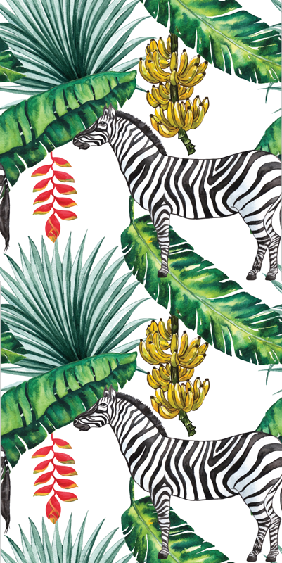 Animal vinyl carpet with nature design - TenStickers