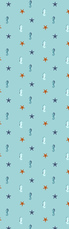 Marine style animal vinyl carpet - TenStickers