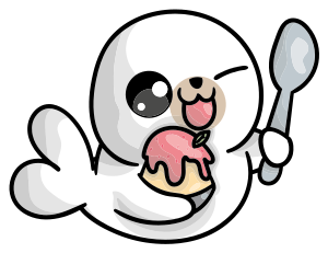 Animal vinyl carpet cute baby seal design - TenStickers