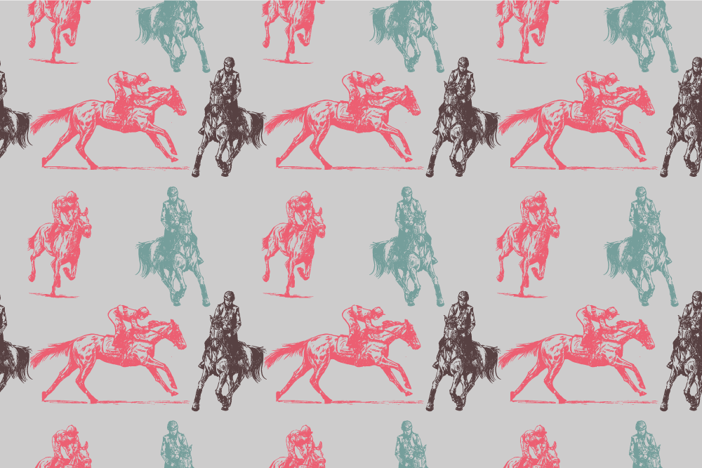 Animal vinyl carpet with western house design - TenStickers