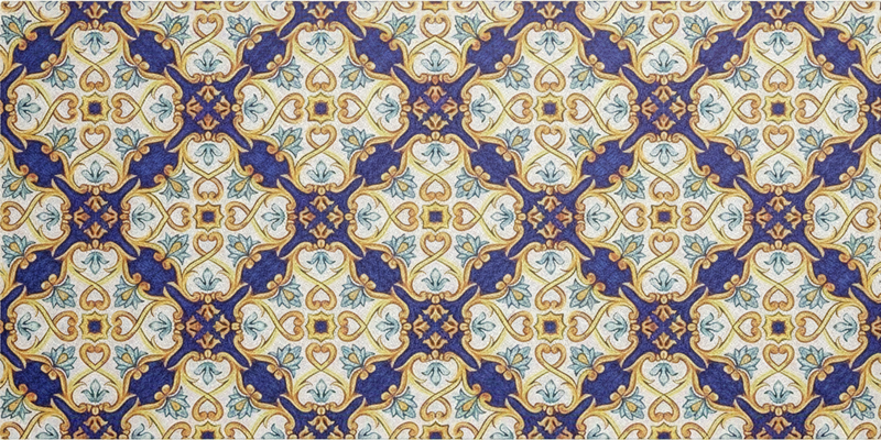 Regal mediterranean kitchen vinyl carpet - TenStickers