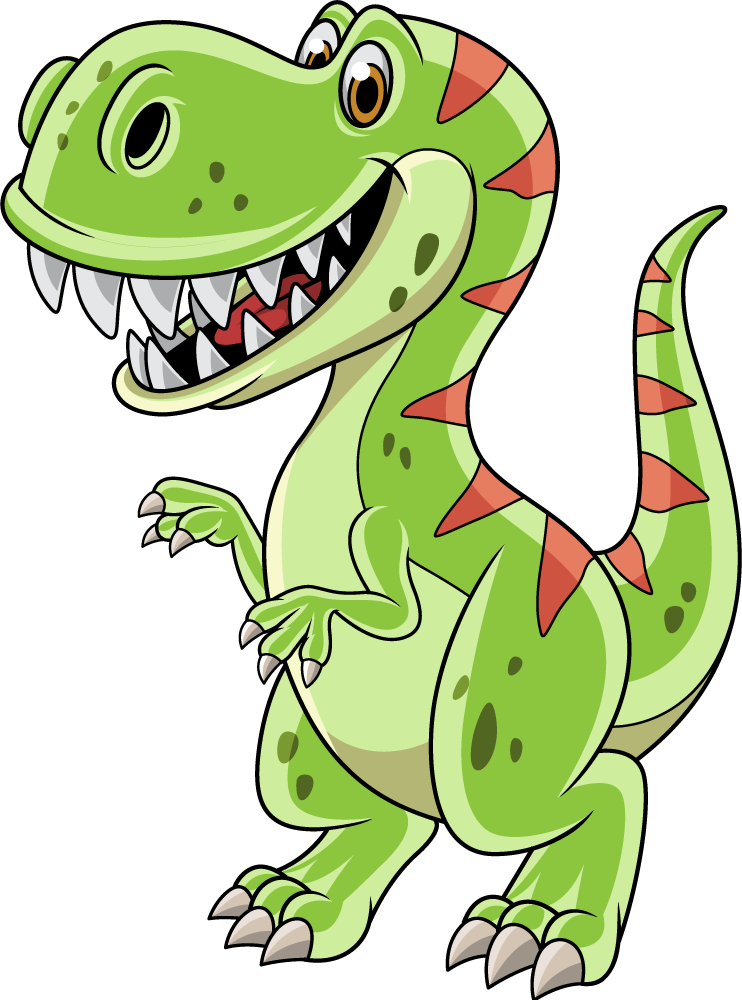 Animal vinyl carpet cartoon t-rex design - TenStickers
