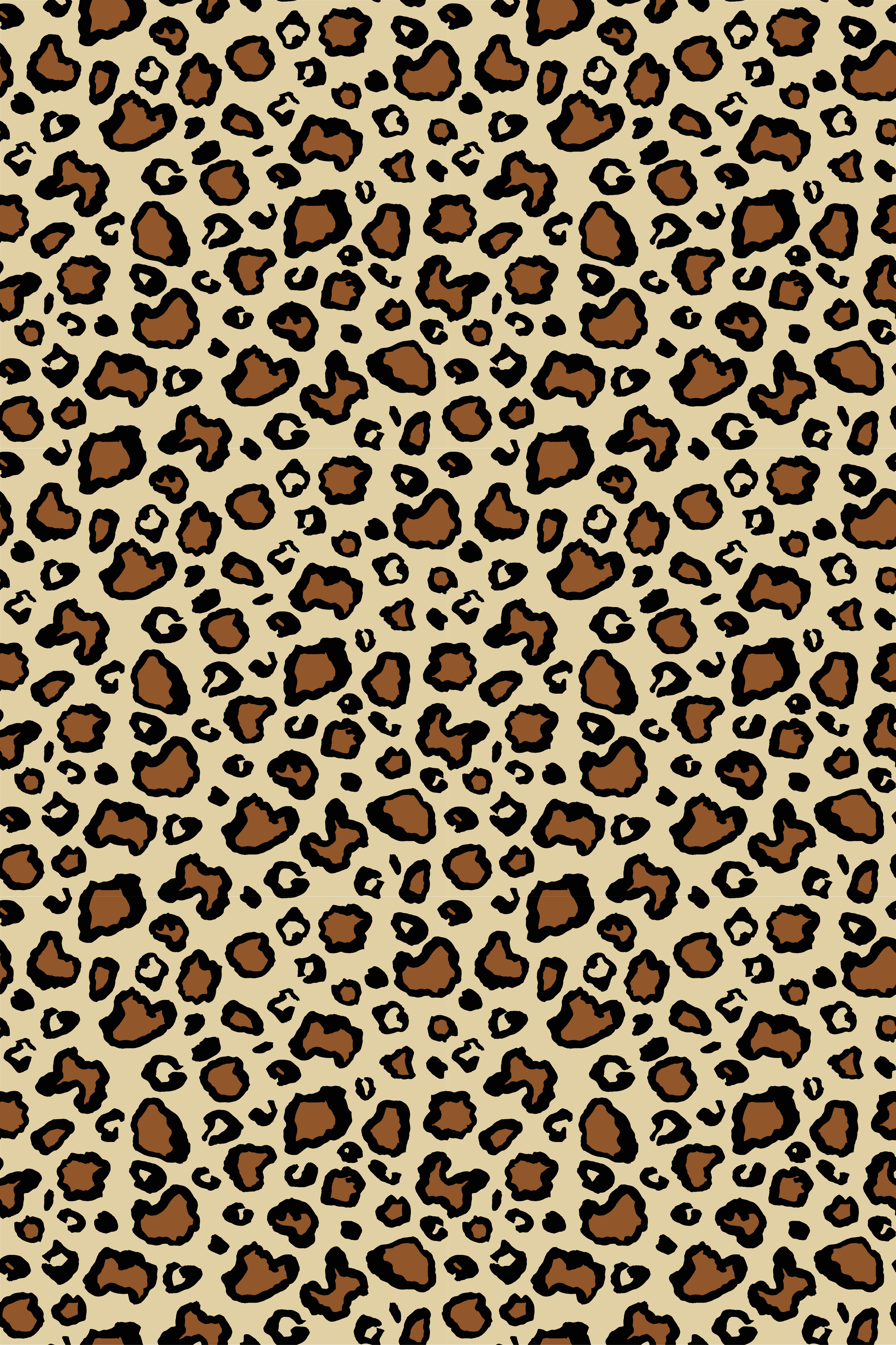 Animal vinyl carpet classic leopard print - TenStickers