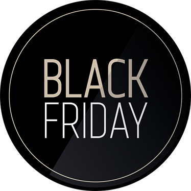 Black friday vinyl carpet elegant promo sticker - TenStickers