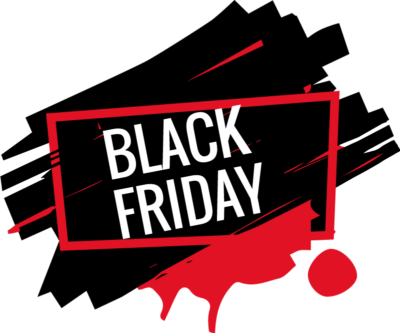 Black friday vinyl carpet modern sticker - TenStickers