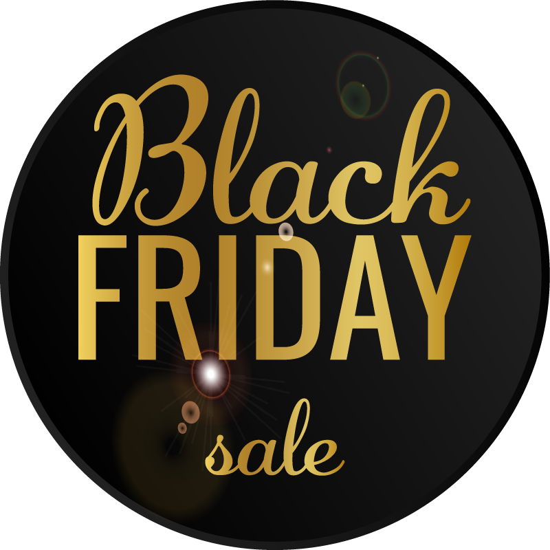 Black friday vinyl carpet elegant black friday offer - TenStickers