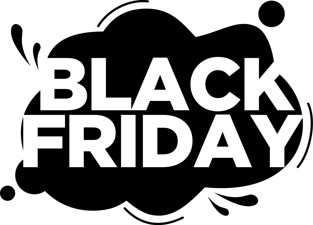 Black friday vinyl carpet paint splash - TenStickers