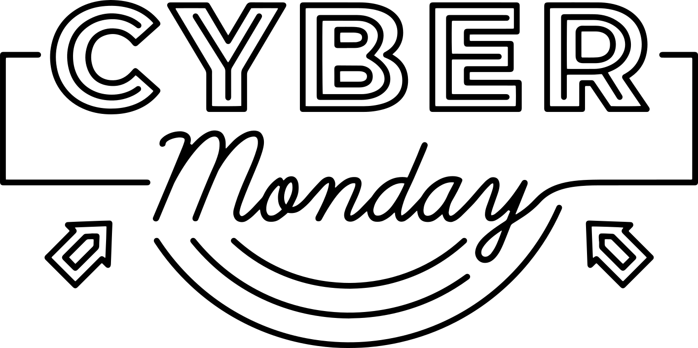 Black friday vinyl carpet cyber monday arrows - TenStickers