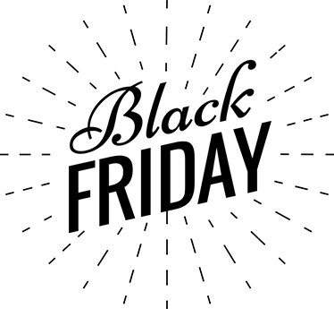 Black friday vinyl carpet shimmering elegance - TenStickers