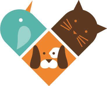 Animal vinyl carpet with colorful animal faces - TenStickers