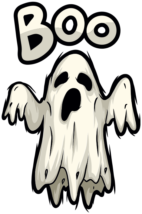Halloween vinyl carpet boo ghost design - TenStickers