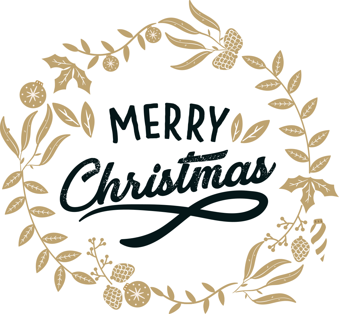 Christmas vinyl carpet floral embroidery design - TenStickers