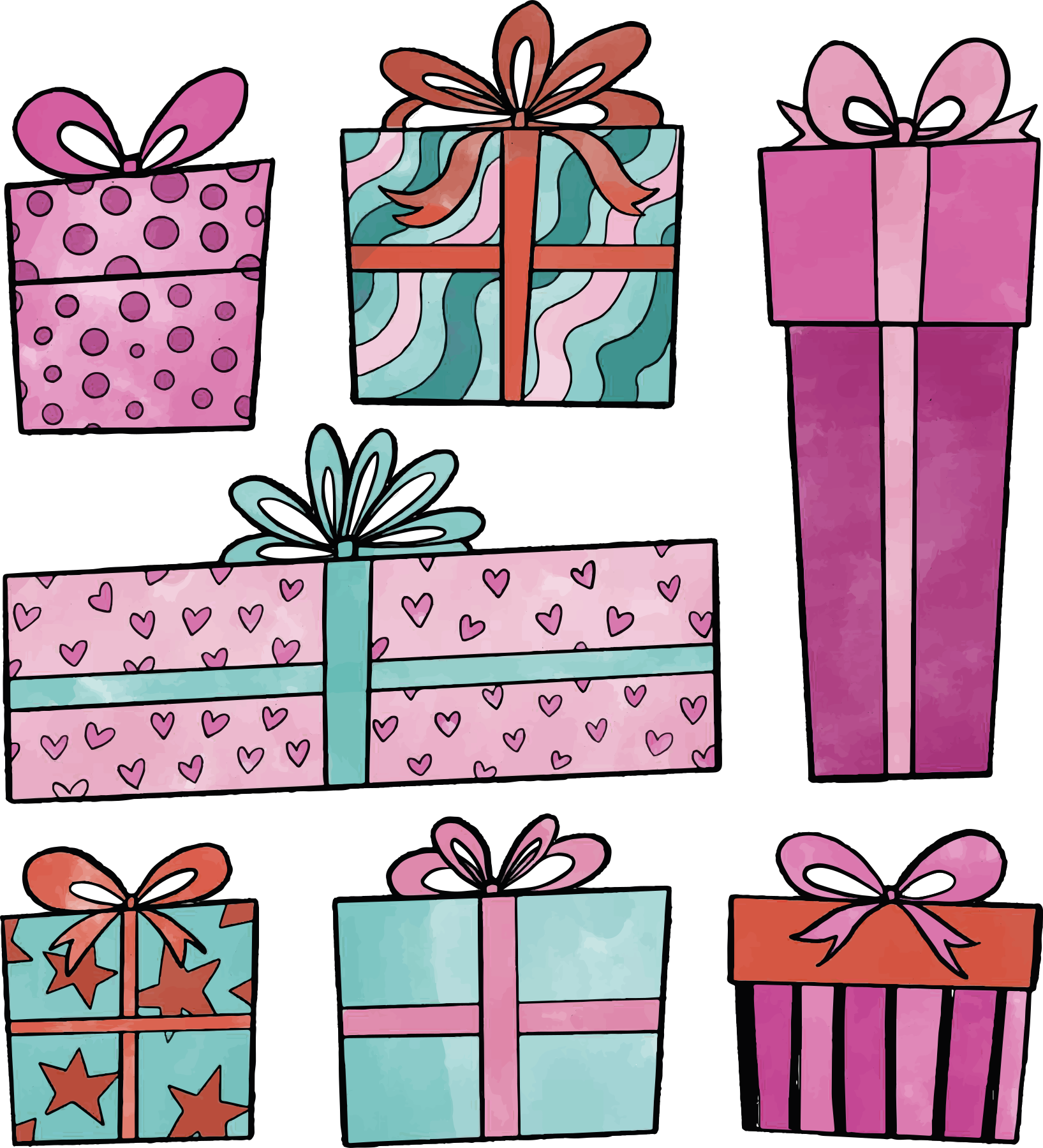 Christmas vinyl carpet christmas gift bundle - TenStickers