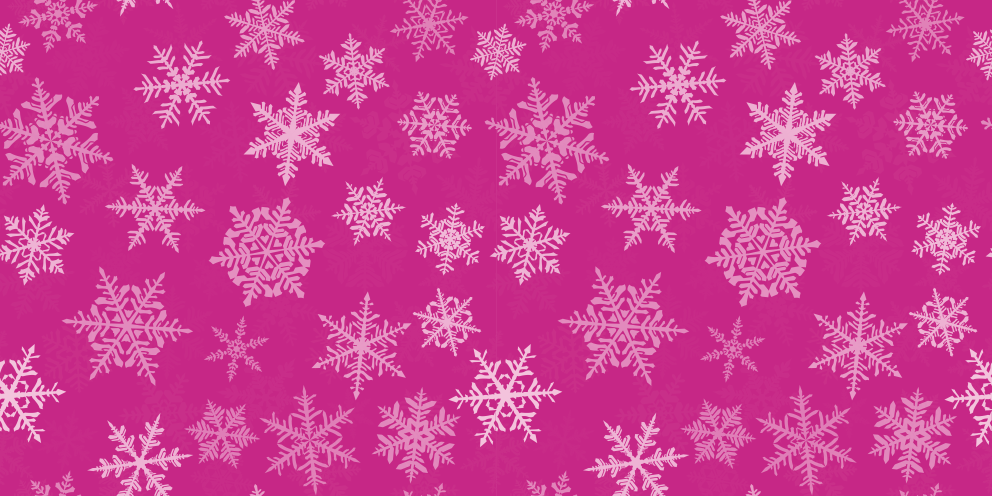 Christmas vinyl carpet with snowflake pattern - TenStickers