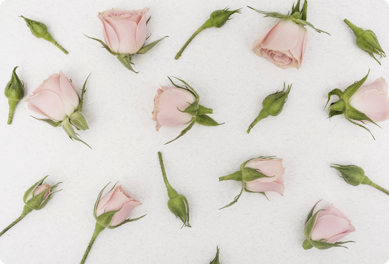 Romantic spring flower floral vinyl carpet - TenStickers