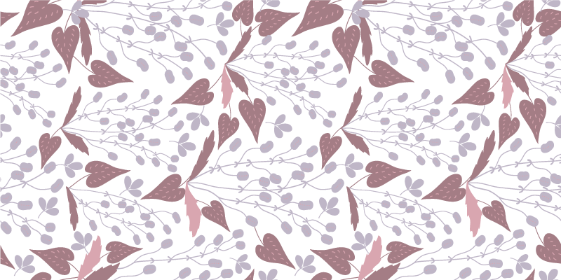 Floral vinyl carpet with pastel vintage flower design - TenStickers