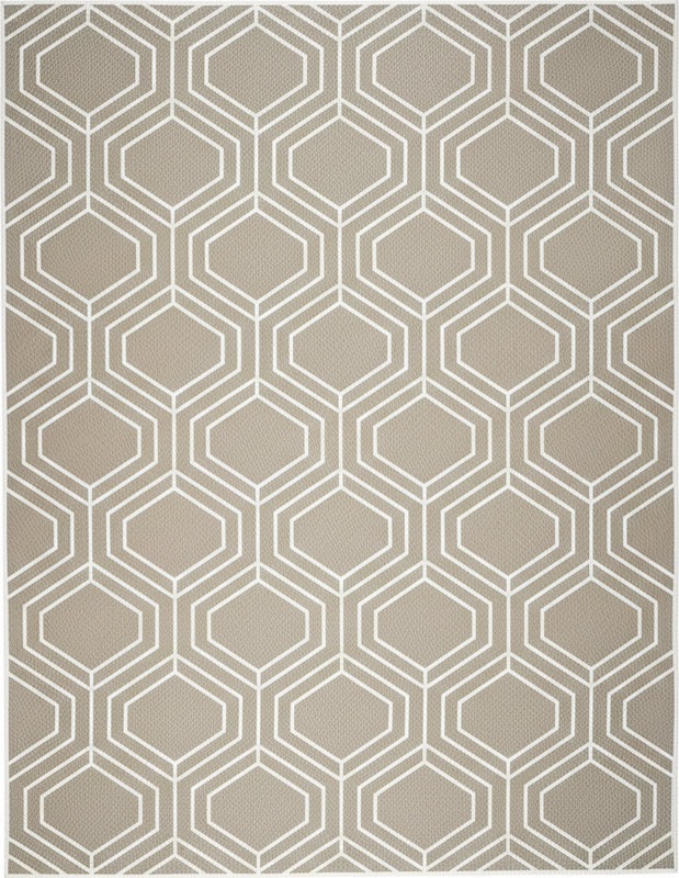 Geometric vinyl carpet honeycomb woven pattern - TenStickers