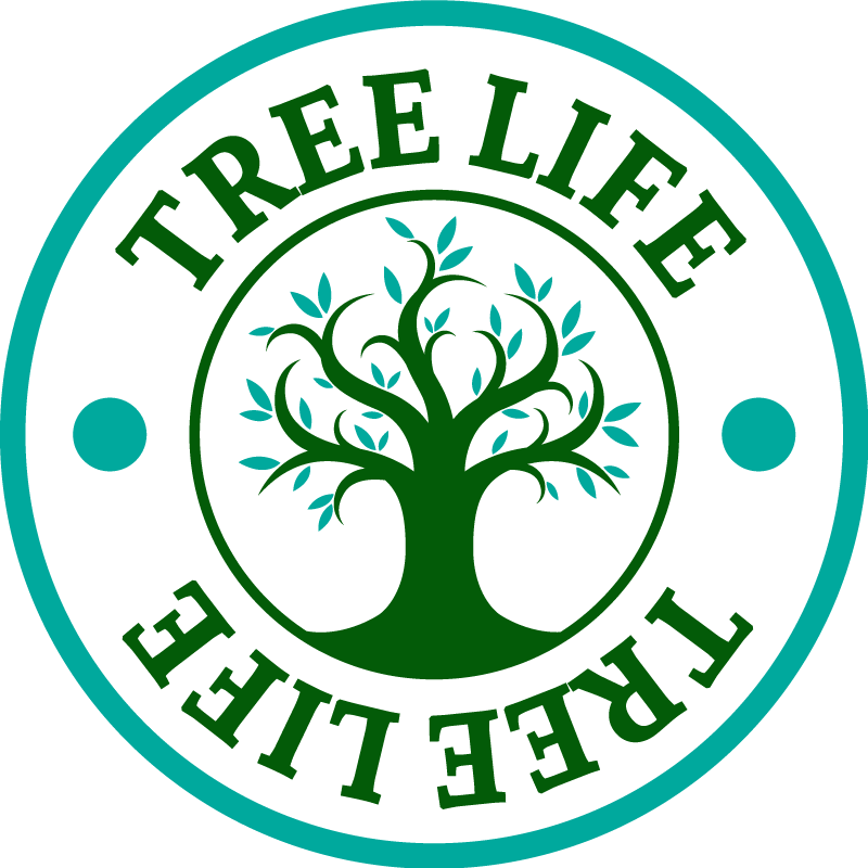 Floral vinyl carpet tree of life green design - TenStickers