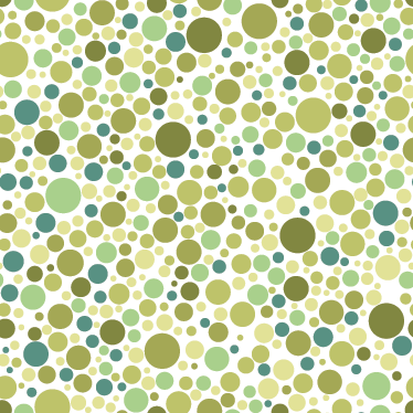 Green polka dots dining room vinyl carpet - TenStickers