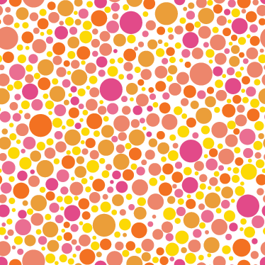 Warm bubbles dining room vinyl carpet - TenStickers