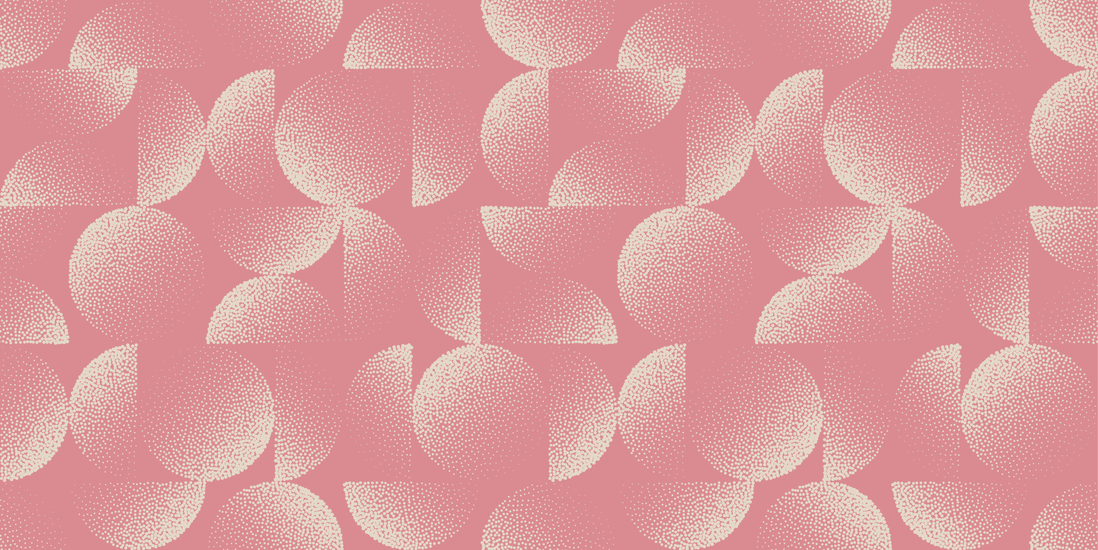 Dining room vinyl carpet in pastel half circles - TenStickers