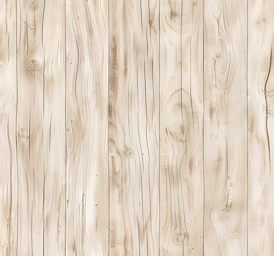 Dining room vinyl carpet light wood table design - TenStickers