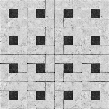 Dining room vinyl carpet grey stone tiles - TenStickers