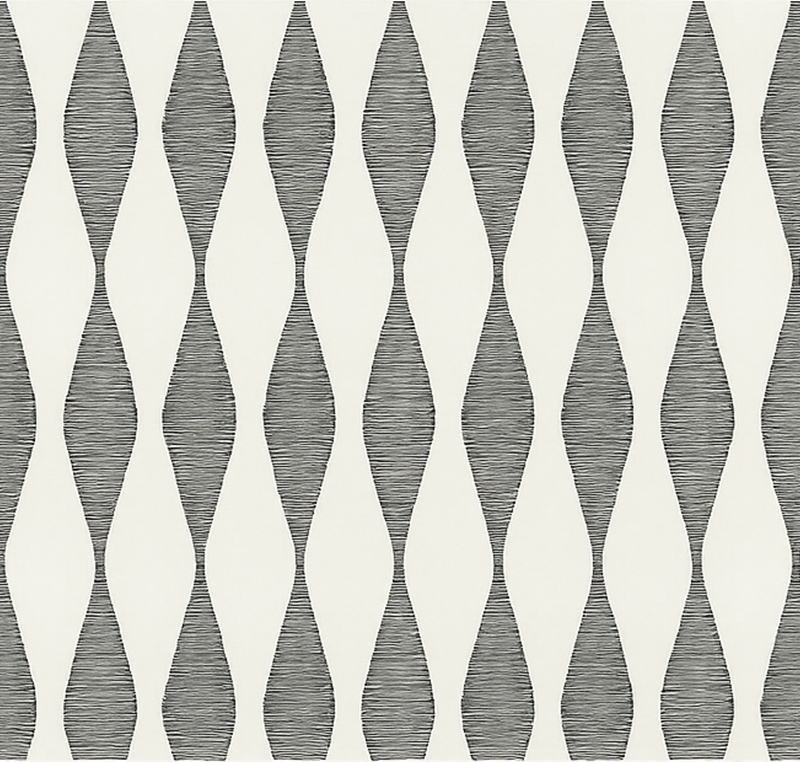 Rabaul ikat beige motif kitchen vinyl carpet - TenStickers