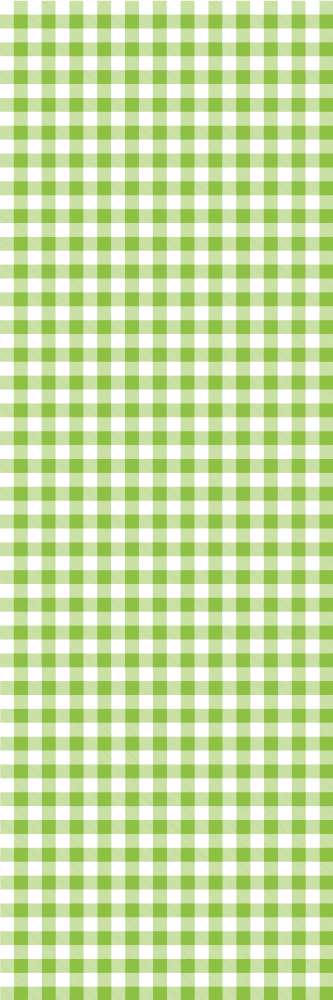 Green checked plaid design kitchen vinyl carpet - TenStickers