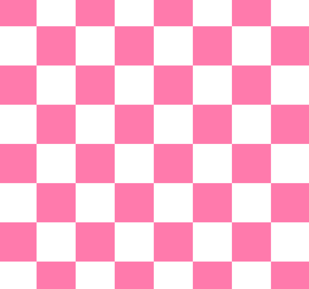 Pink checked kitchen vinyl carpet - TenStickers