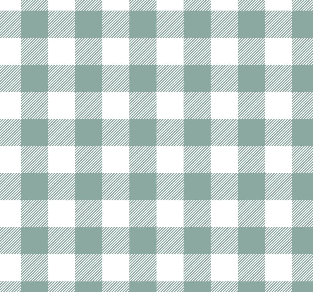 Kitchen vinyl carpet in green tartan design - TenStickers