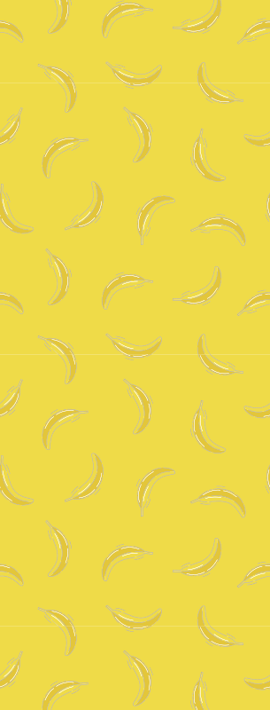 Kitchen vinyl carpet in pantone banana yellow - TenStickers