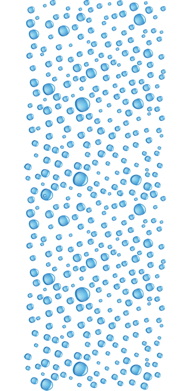 Bathroom vinyl carpet with water droplets design - TenStickers