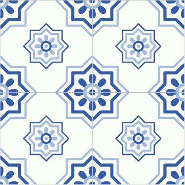 Bathroom vinyl carpet blue tile adhesive - TenStickers