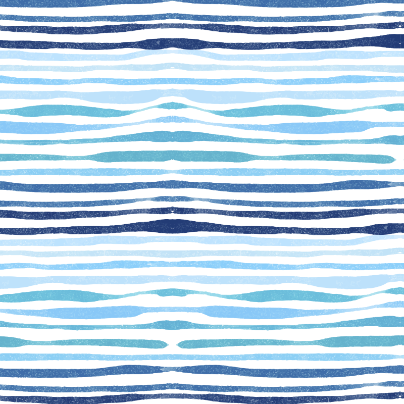Bathroom vinyl carpet with blue vertical stripes - TenStickers