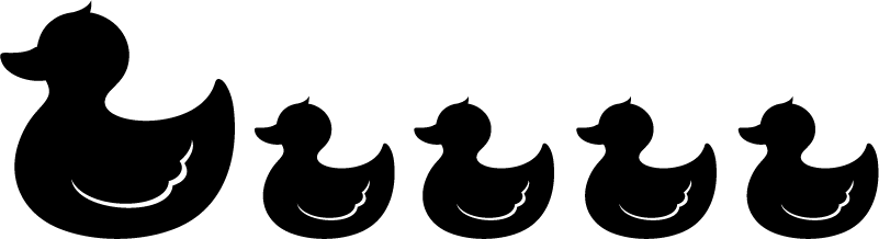 Bathroom vinyl carpet rubber duck - TenStickers