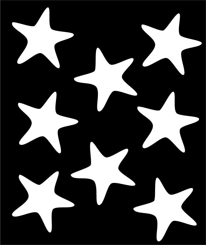 Bathroom vinyl carpet starfish design - TenStickers