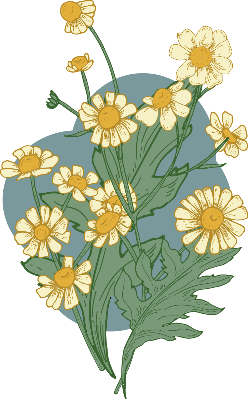 Vivid bloom composition floral vinyl carpet - TenStickers