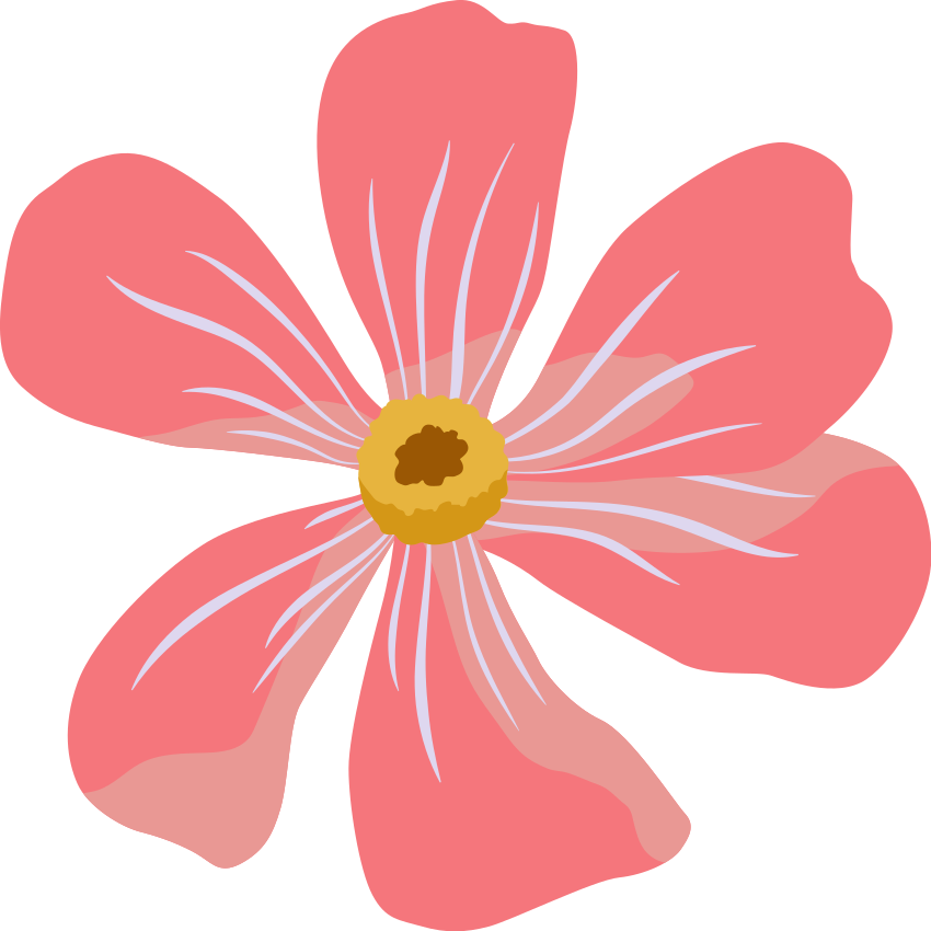 Pink floral design floral vinyl carpet - TenStickers