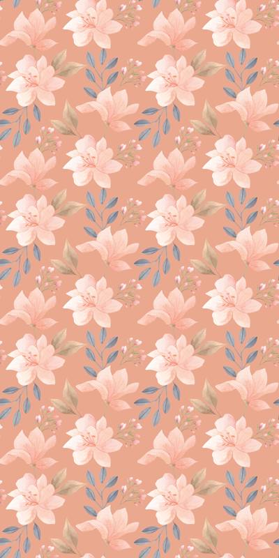 Floral vinyl carpet blossom floral design - TenStickers