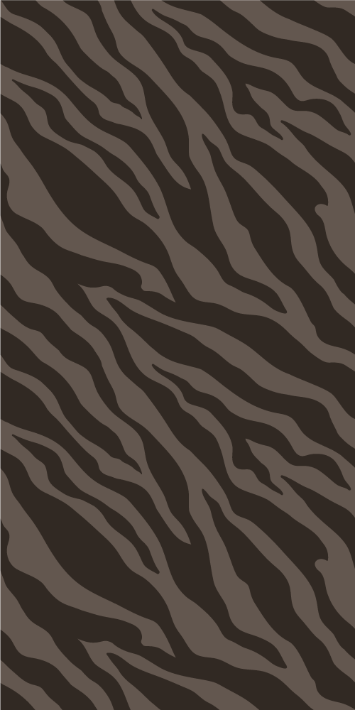 Animal print vinyl carpet in dark zebra pattern - TenStickers